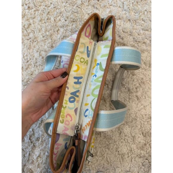 Coach Hamptons Scribble Graffiti tote - Picture 5 of 9